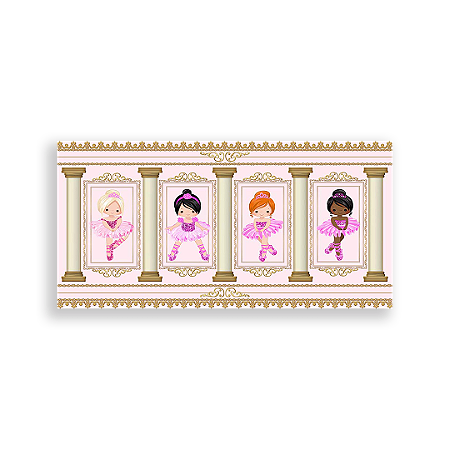 Capa Painel Retangular Sublimado - Bailarinas