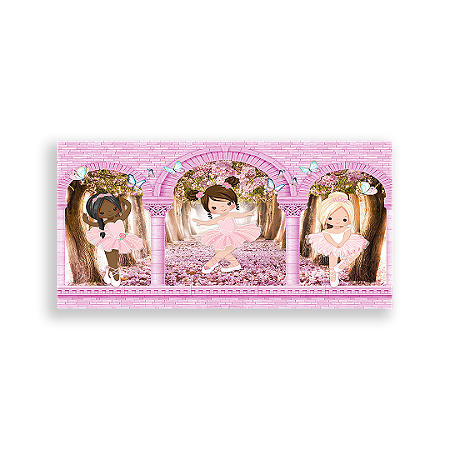 Capa Painel Retangular Sublimado - Bailarinas