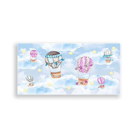 Capa Painel Retangular Sublimado - Balões