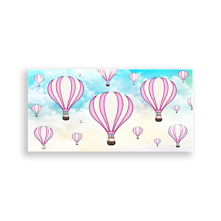 Capa Painel Retangular Sublimado - Balões