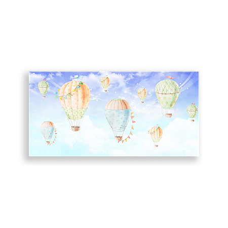 Capa Painel Retangular Sublimado - Balões