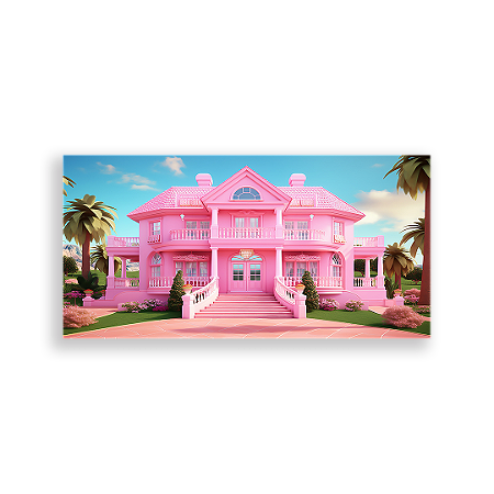 Capa Painel Retangular Sublimado - Barbie