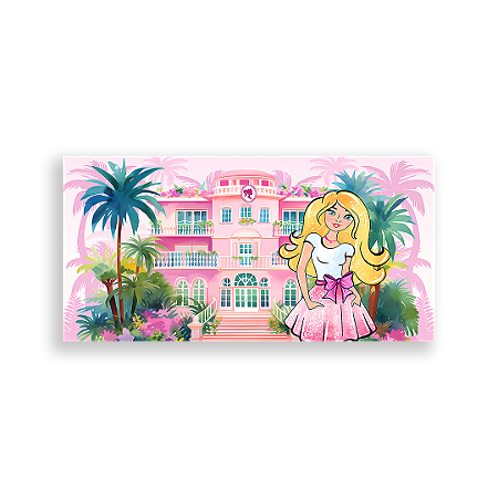 Capa Painel Retangular Sublimado - Barbie