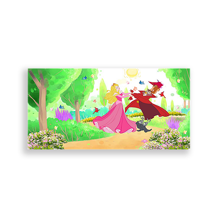 Capa Painel Retangular Sublimado - Bela Adormecida