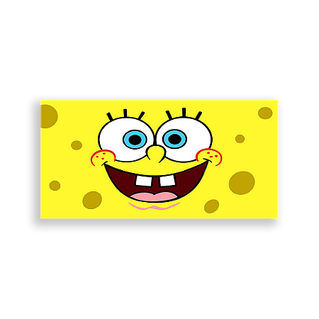 Capa Painel Retangular Sublimado - Bob Esponja