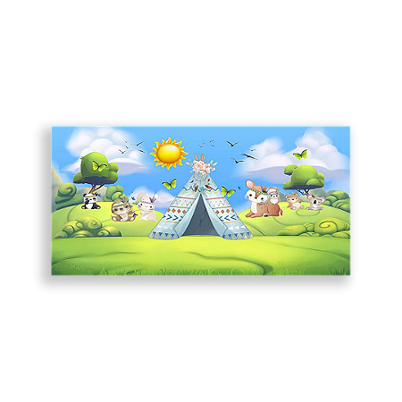 Capa Painel Retangular Sublimado - Bosque