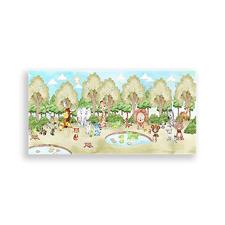 Capa Painel Retangular Sublimado - Bosque