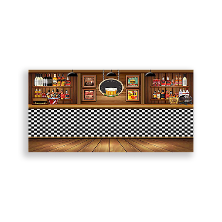 Capa Painel Retangular Sublimado - Boteco