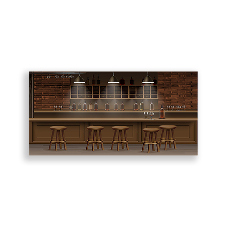 Capa Painel Retangular Sublimado - Boteco