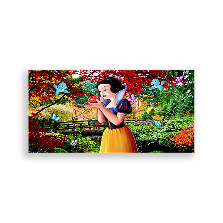 Capa Painel Retangular Sublimado - Branca De Neve