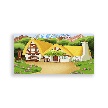 Capa Painel Retangular Sublimado - Branca De Neve