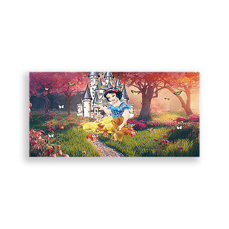Capa Painel Retangular Sublimado - Branca De Neve