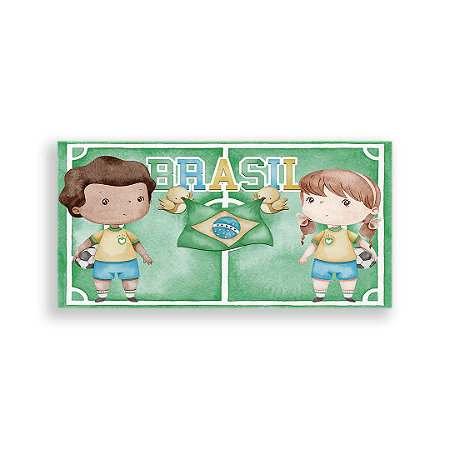 Capa Painel Retangular Sublimado - Brasil Esportes