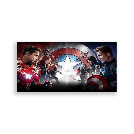 Capa Painel Retangular Sublimado - Capitão América