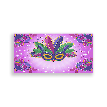 Capa Painel Retangular Sublimado - Carnaval