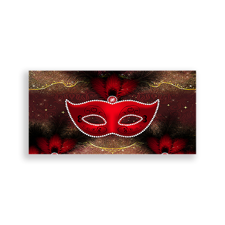 Capa Painel Retangular Sublimado - Carnaval