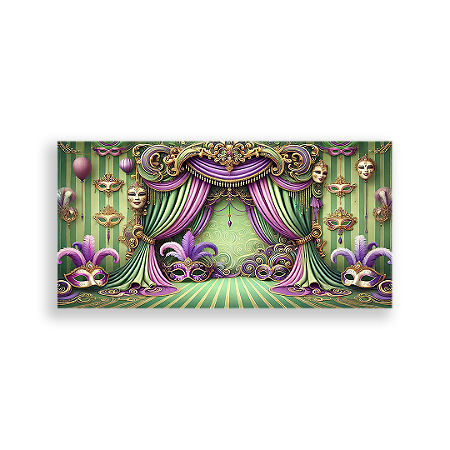 Capa Painel Retangular Sublimado - Carnaval