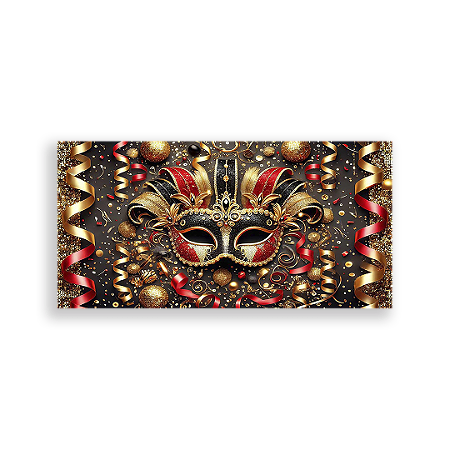 Capa Painel Retangular Sublimado - Carnaval