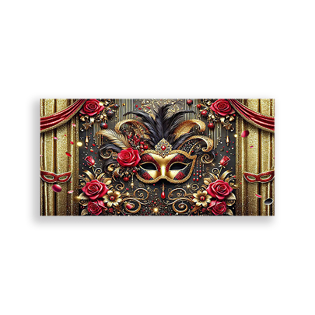 Capa Painel Retangular Sublimado - Carnaval