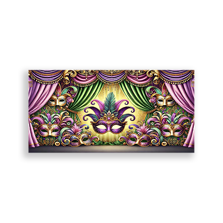 Capa Painel Retangular Sublimado - Carnaval
