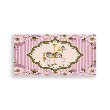 Capa Painel Retangular Sublimado - Carrossel