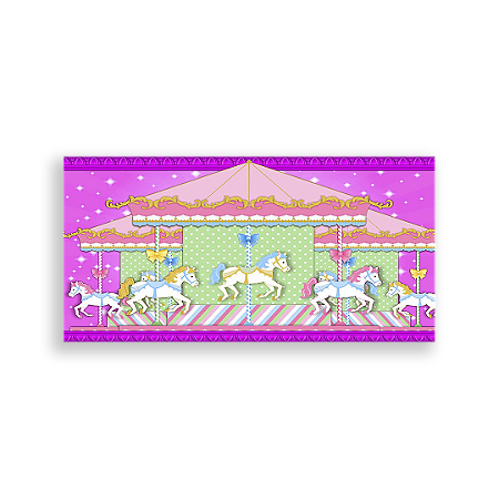 Capa Painel Retangular Sublimado - Carrossel