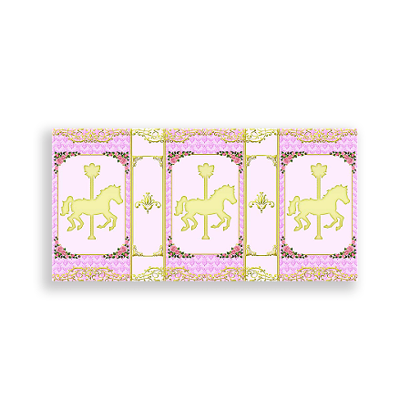 Capa Painel Retangular Sublimado - Carrossel