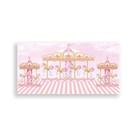 Capa Painel Retangular Sublimado - Carrossel