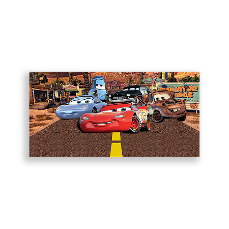 Capa Painel Retangular Sublimado - Cars Disney