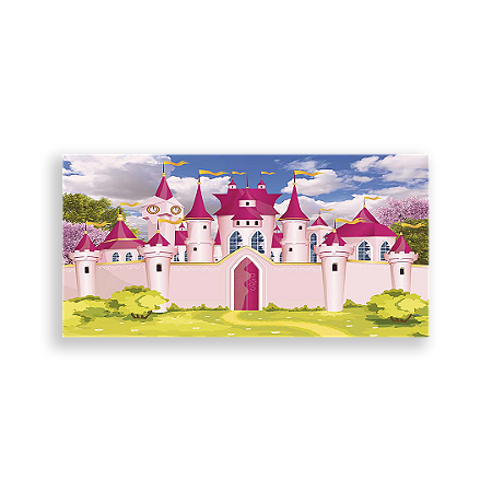 Capa Painel Retangular Sublimado - Castelos