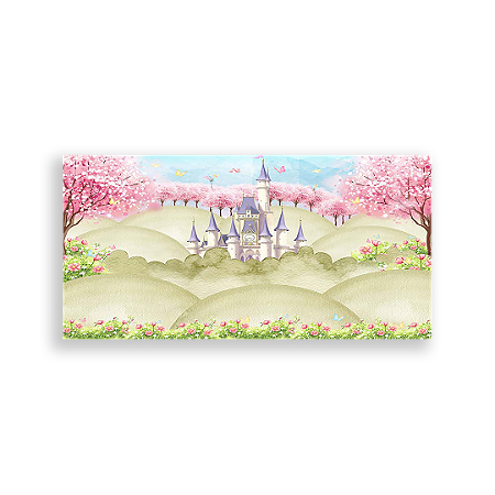 Capa Painel Retangular Sublimado - Castelos
