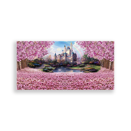 Capa Painel Retangular Sublimado - Castelos