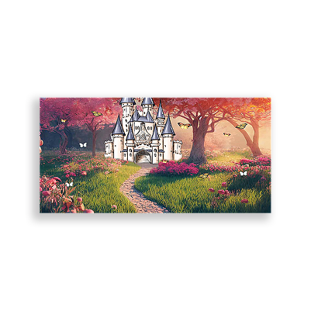 Capa Painel Retangular Sublimado - Castelos