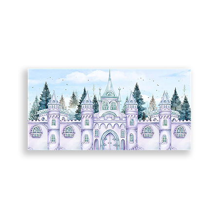 Capa Painel Retangular Sublimado - Castelos