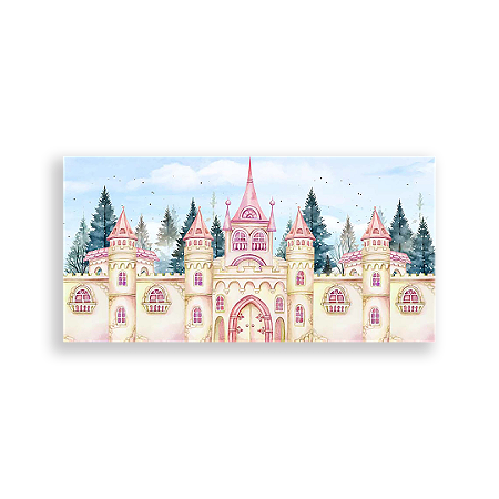 Capa Painel Retangular Sublimado - Castelos