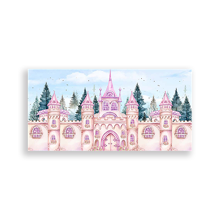 Capa Painel Retangular Sublimado - Castelos