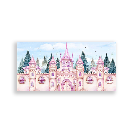 Capa Painel Retangular Sublimado - Castelos
