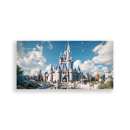 Capa Painel Retangular Sublimado - Castelos