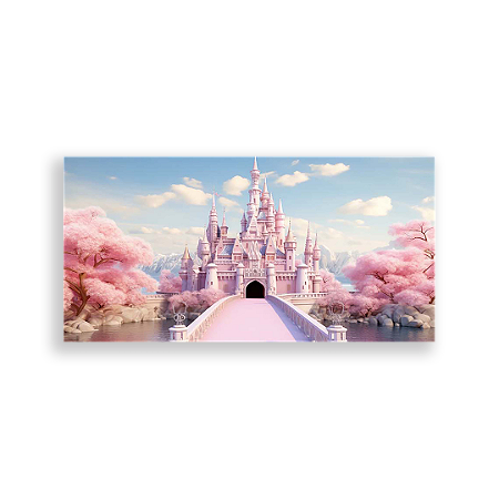 Capa Painel Retangular Sublimado - Castelos