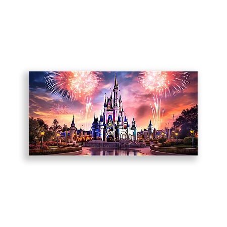 Capa Painel Retangular Sublimado - Castelos