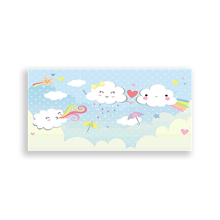 Capa Painel Retangular Sublimado - Chuva De Amor