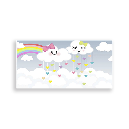 Capa Painel Retangular Sublimado - Chuva De Amor