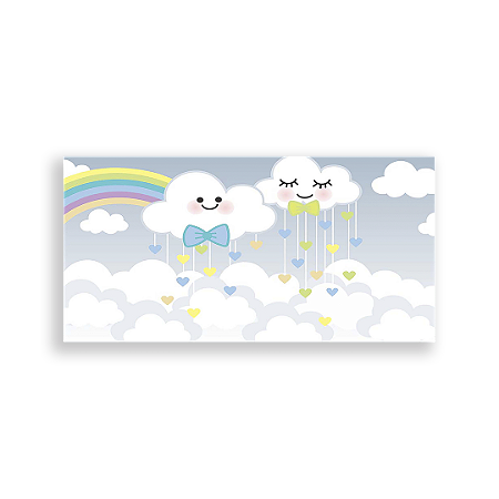 Capa Painel Retangular Sublimado - Chuva De Amor