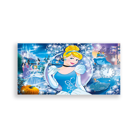 Capa Painel Retangular Sublimado - Cinderella
