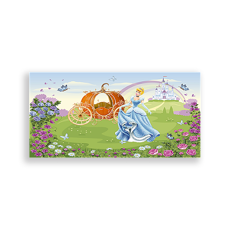 Capa Painel Retangular Sublimado - Cinderella