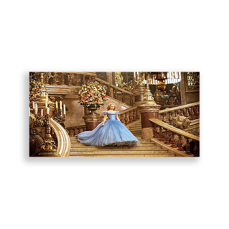 Capa Painel Retangular Sublimado - Cinderella Filme