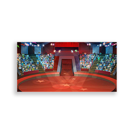 Capa Painel Retangular Sublimado - Circo