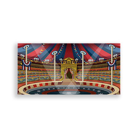 Capa Painel Retangular Sublimado - Circo
