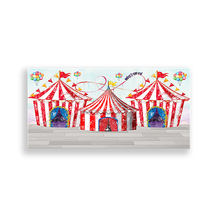 Capa Painel Retangular Sublimado - Circo
