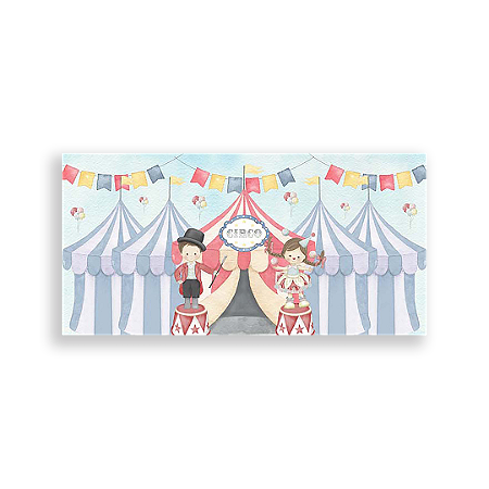 Capa Painel Retangular Sublimado - Circo